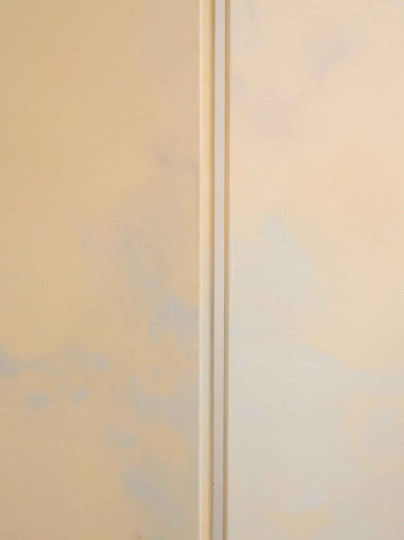 Candy Cloud (detail), 2023, folding screen, oil on wood