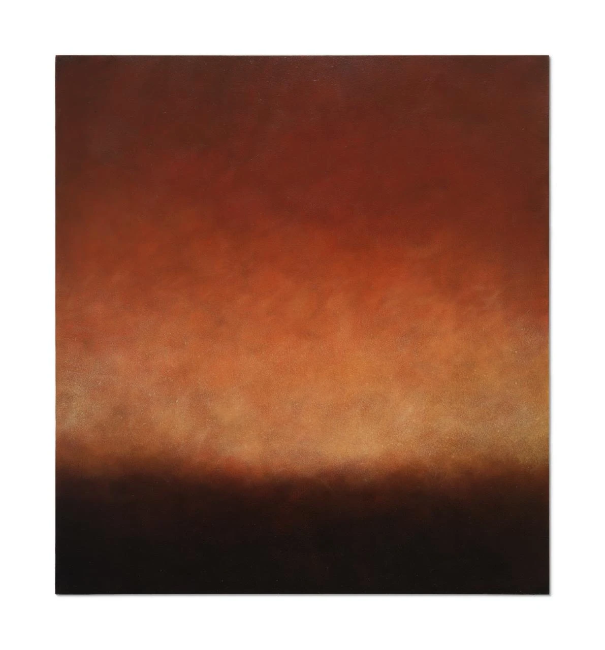 Dust and Sirocco, 2026, oil on wood, 130 × 119 cm