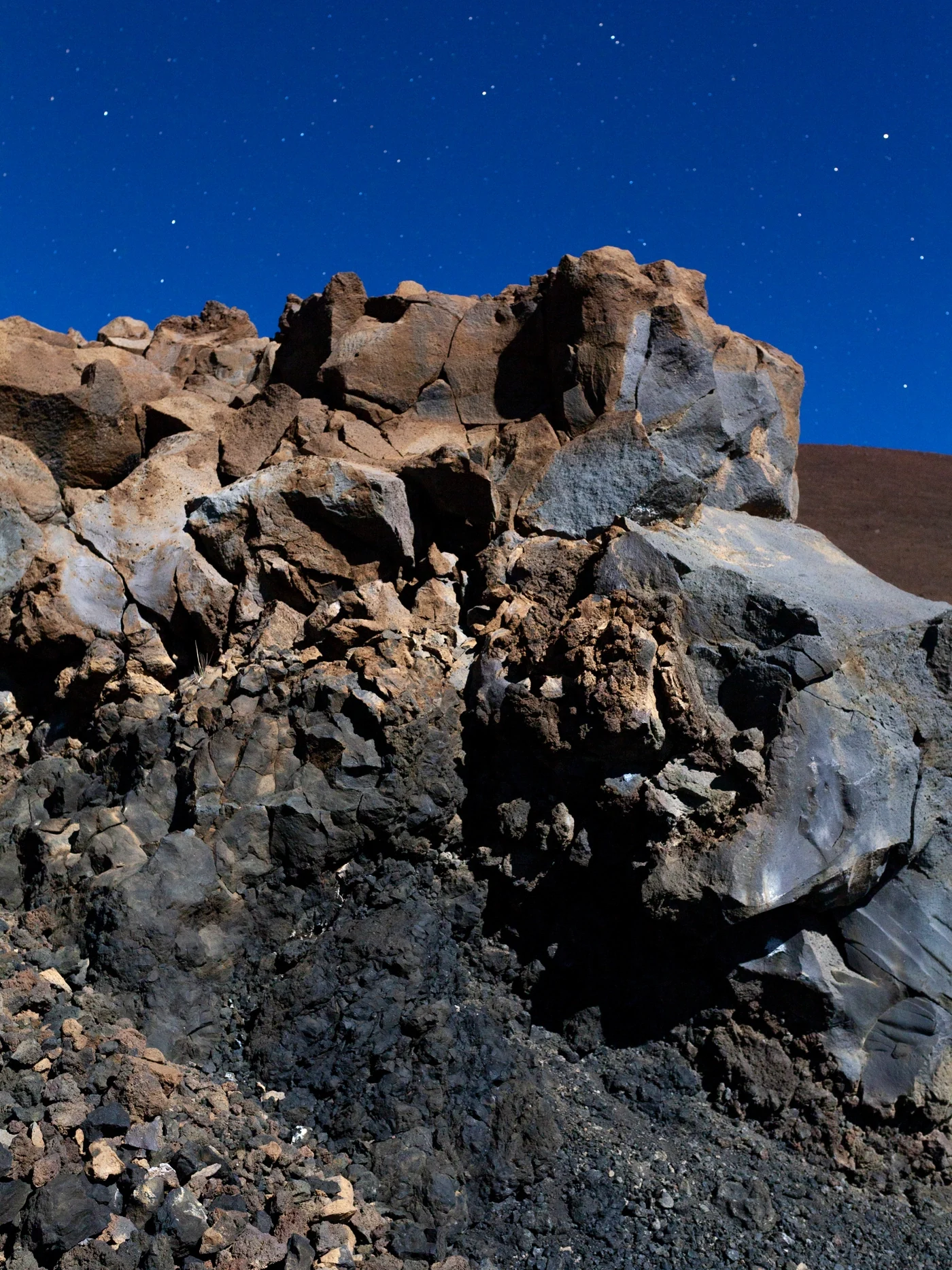Moonburn, 2020, prints on Plexiglas, LED light box