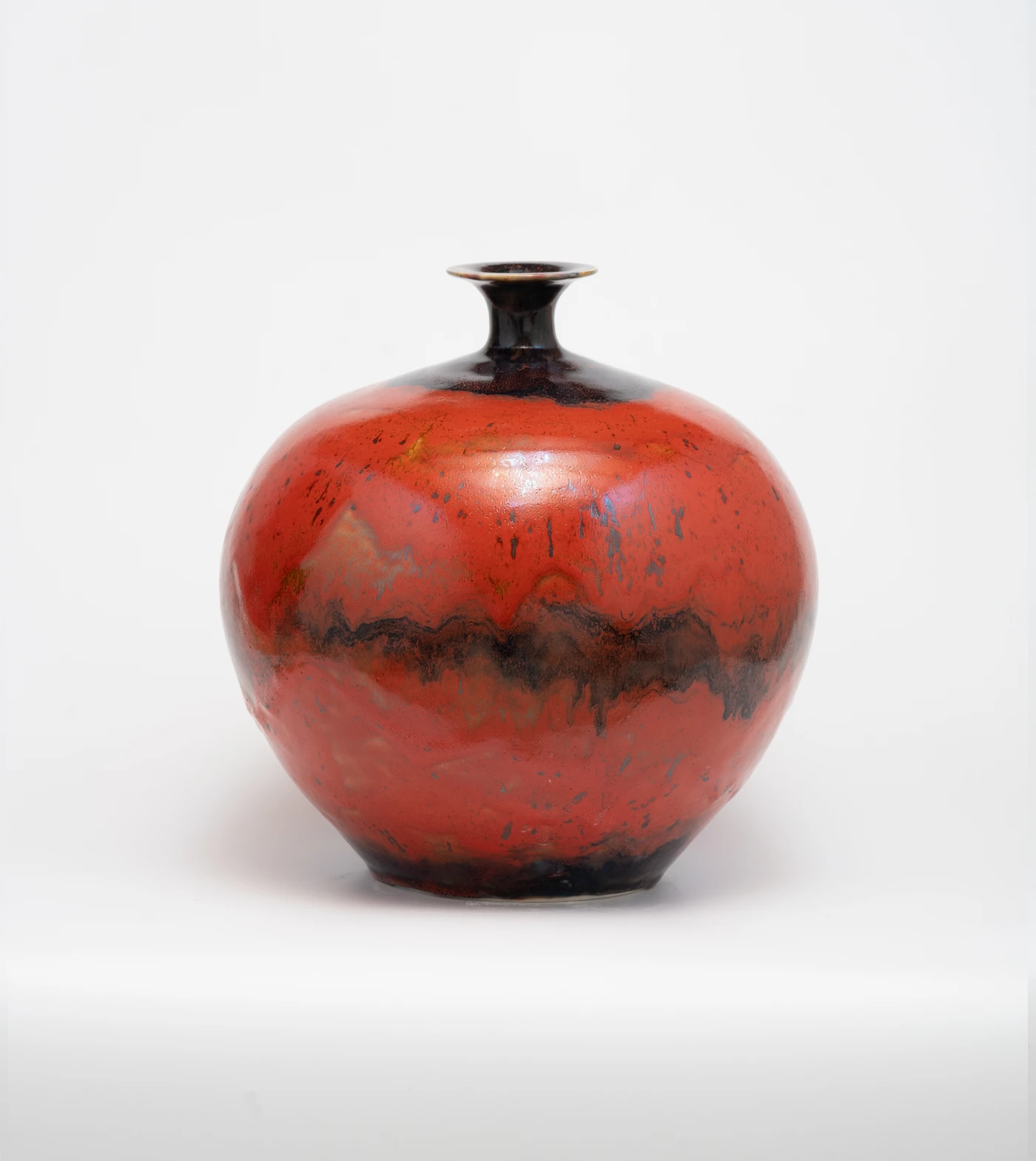 Planets Venus, 2024, glaze on porcelain, 35 × 35 cm