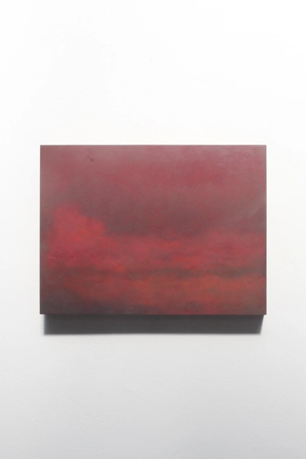 Old Pink Landscape, 2026, oil on wood, 30 × 40 cm