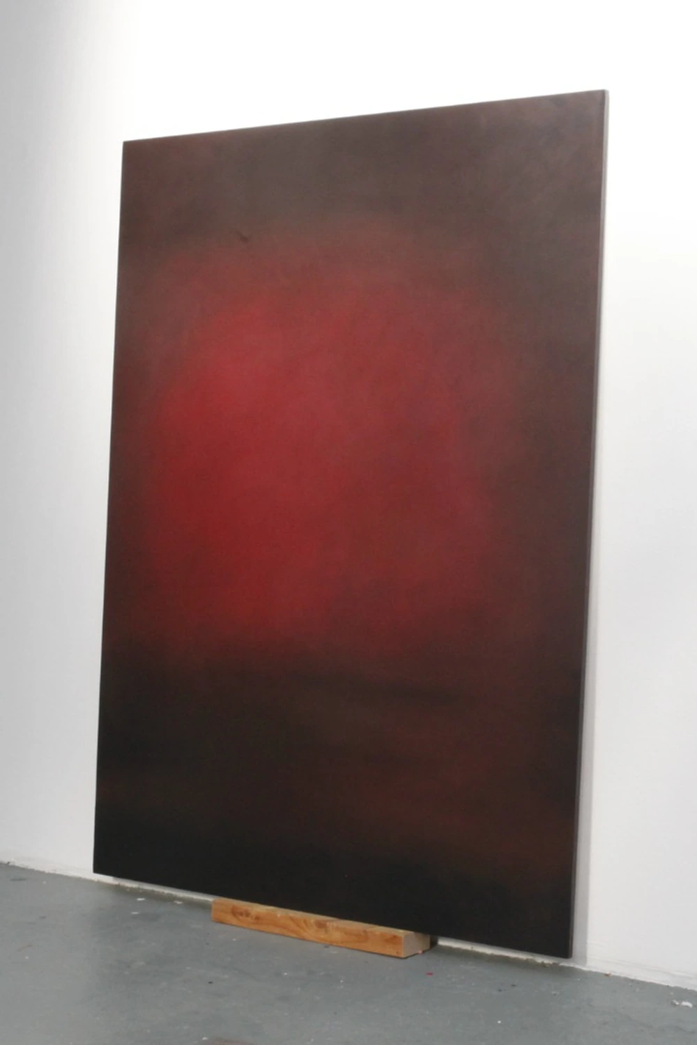 The Red Door, 2026, oil on wood, 160 × 130 cm