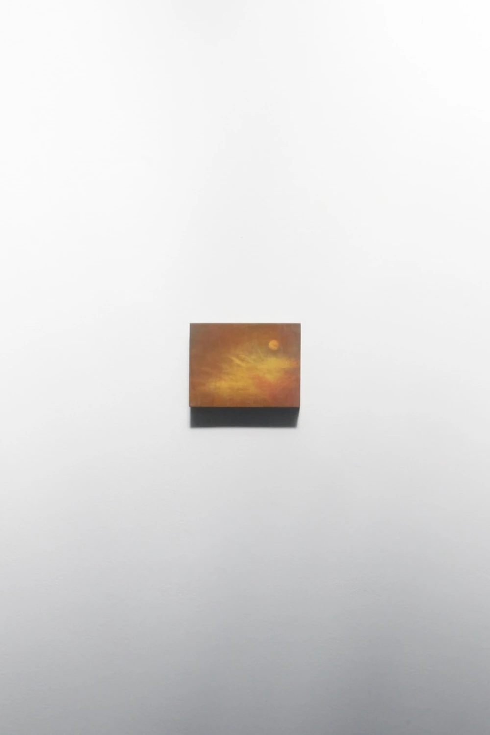 The sun and the dust, 2026, oil on wood, 15 × 20 cm