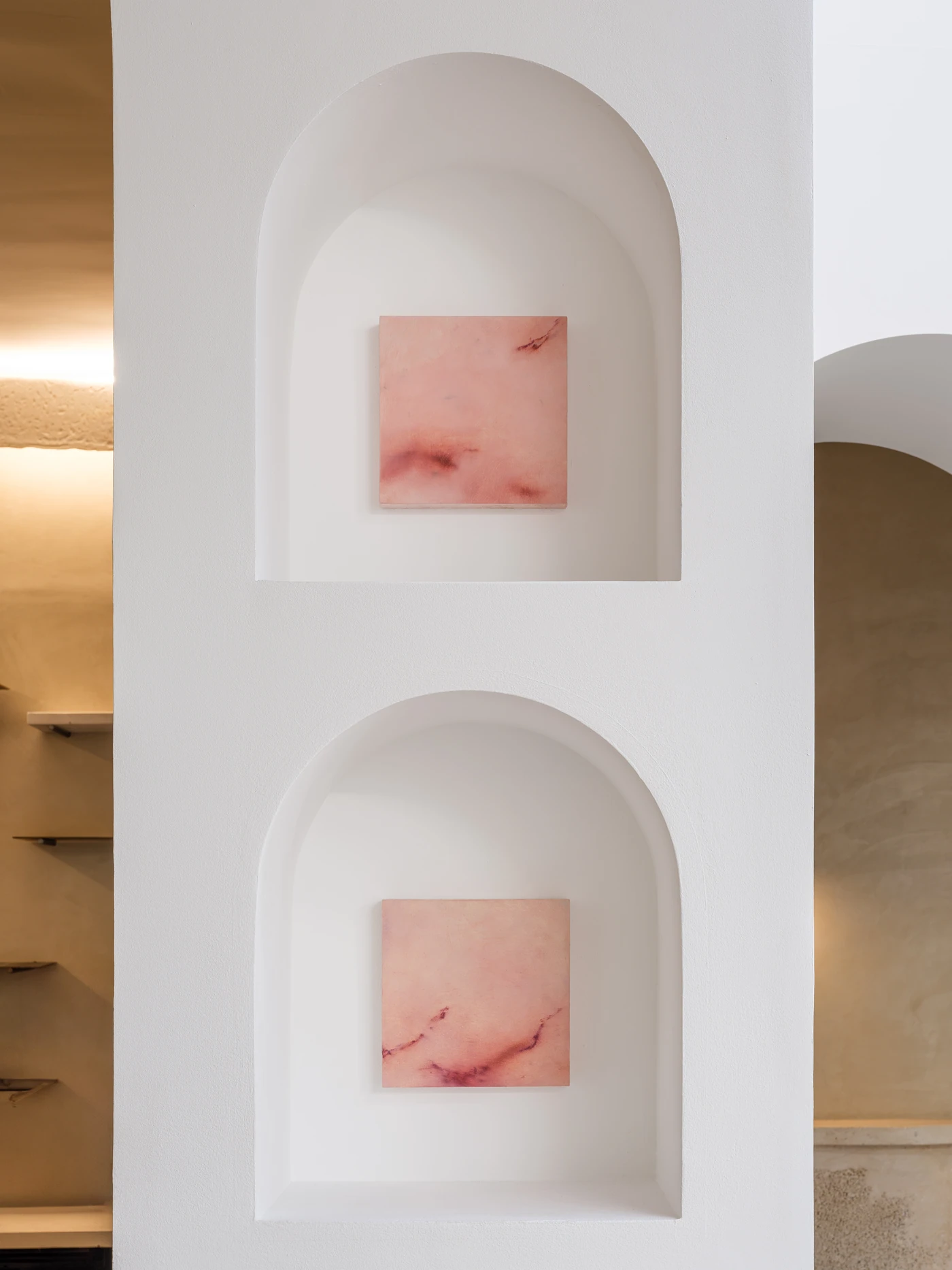 Installation view, Tactile — with Denis Macrez, Chapelle XIV, Paris, 2025. Photo: Gregory Copitet.